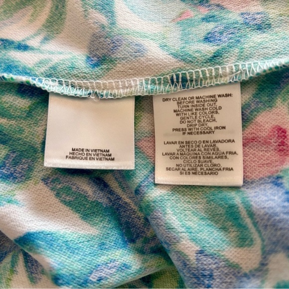 Pappagallo Ruffle Sleeve Erica Floral Midi Dress Small - Picture 7 of 8